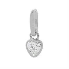 Crystal heart charm