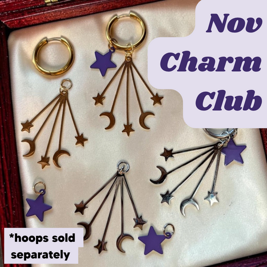 a group of earrings in a box
