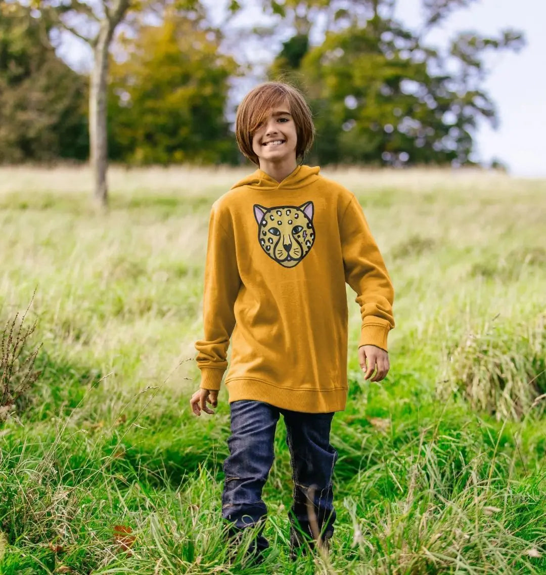 Kids leopard face hoodie Trend Tonic