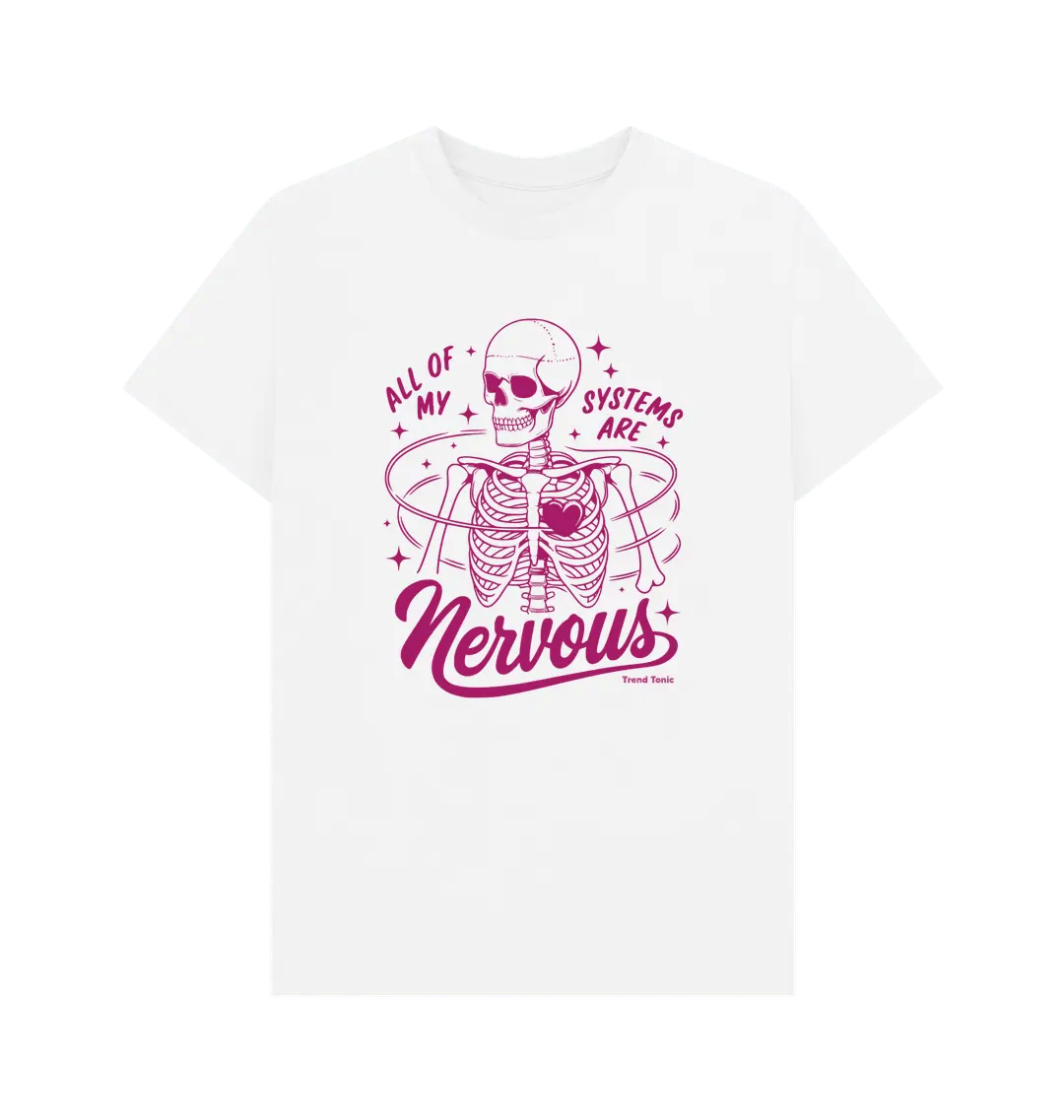 All my systems are nervous crew neck t-shirt - Trend Tonic