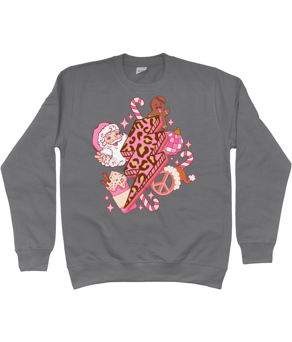 Christmas winter lightning bolt sweatshirt - Trend Tonic