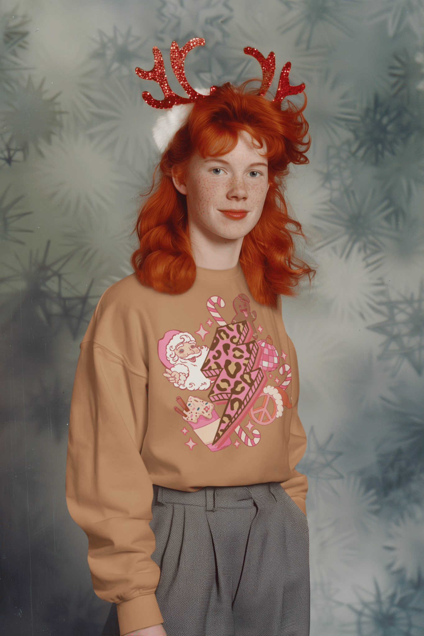 Christmas winter lightning bolt sweatshirt - Trend Tonic