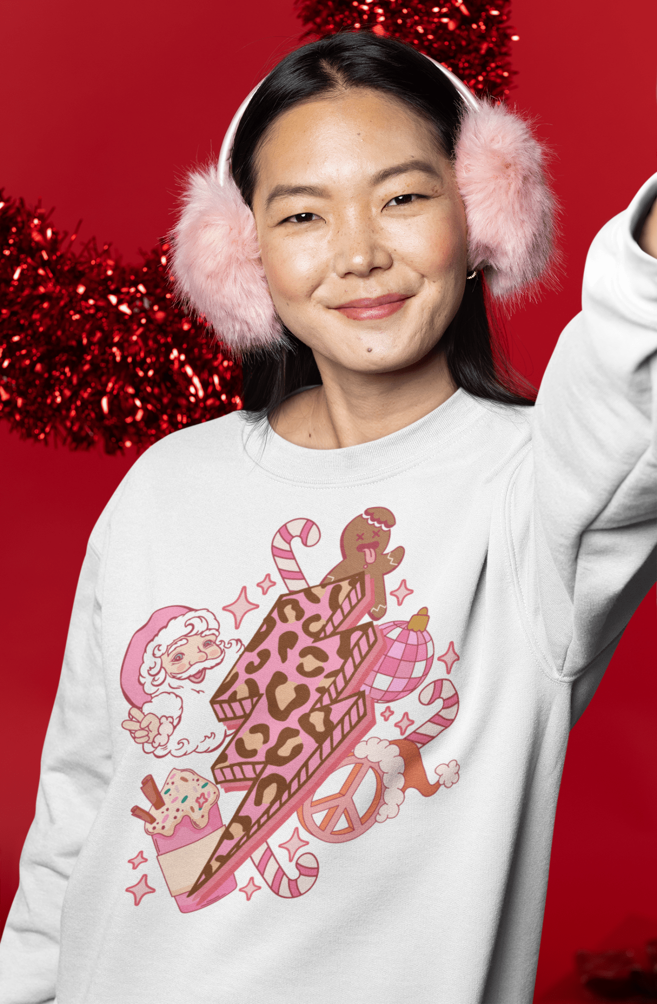Christmas winter lightning bolt sweatshirt - Trend Tonic