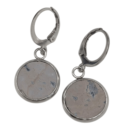 Cork spot huggy hoop earrings - Trend Tonic