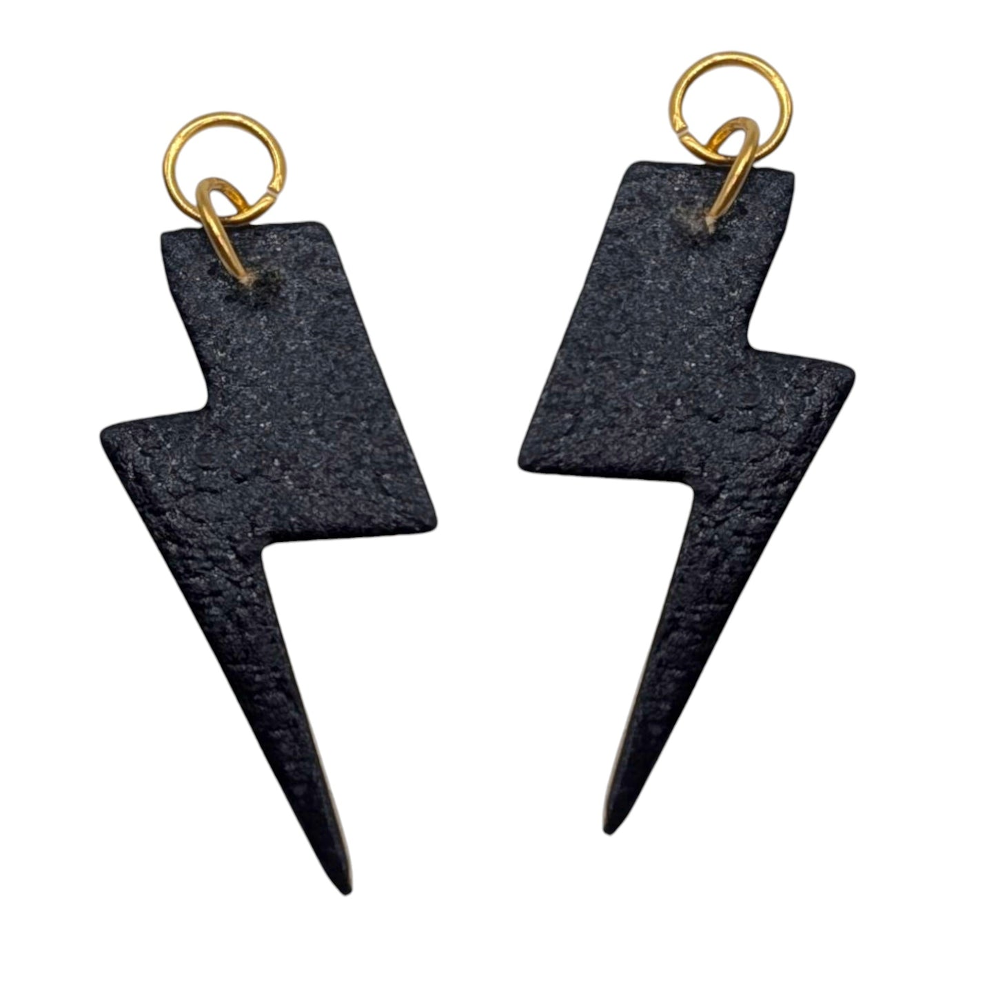 Cow print lightning bolt cork charms - Trend Tonic