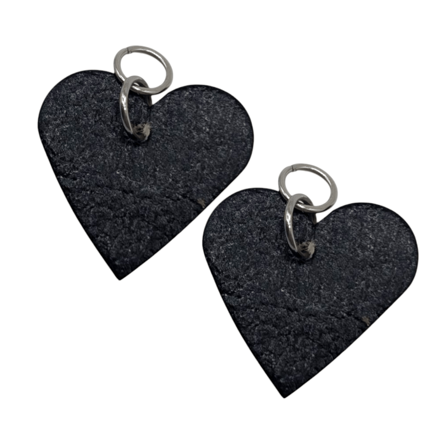 Cow print mini heart cork charms - Trend Tonic