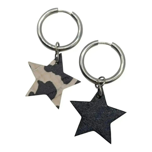 Cow print star cork charms - Trend Tonic