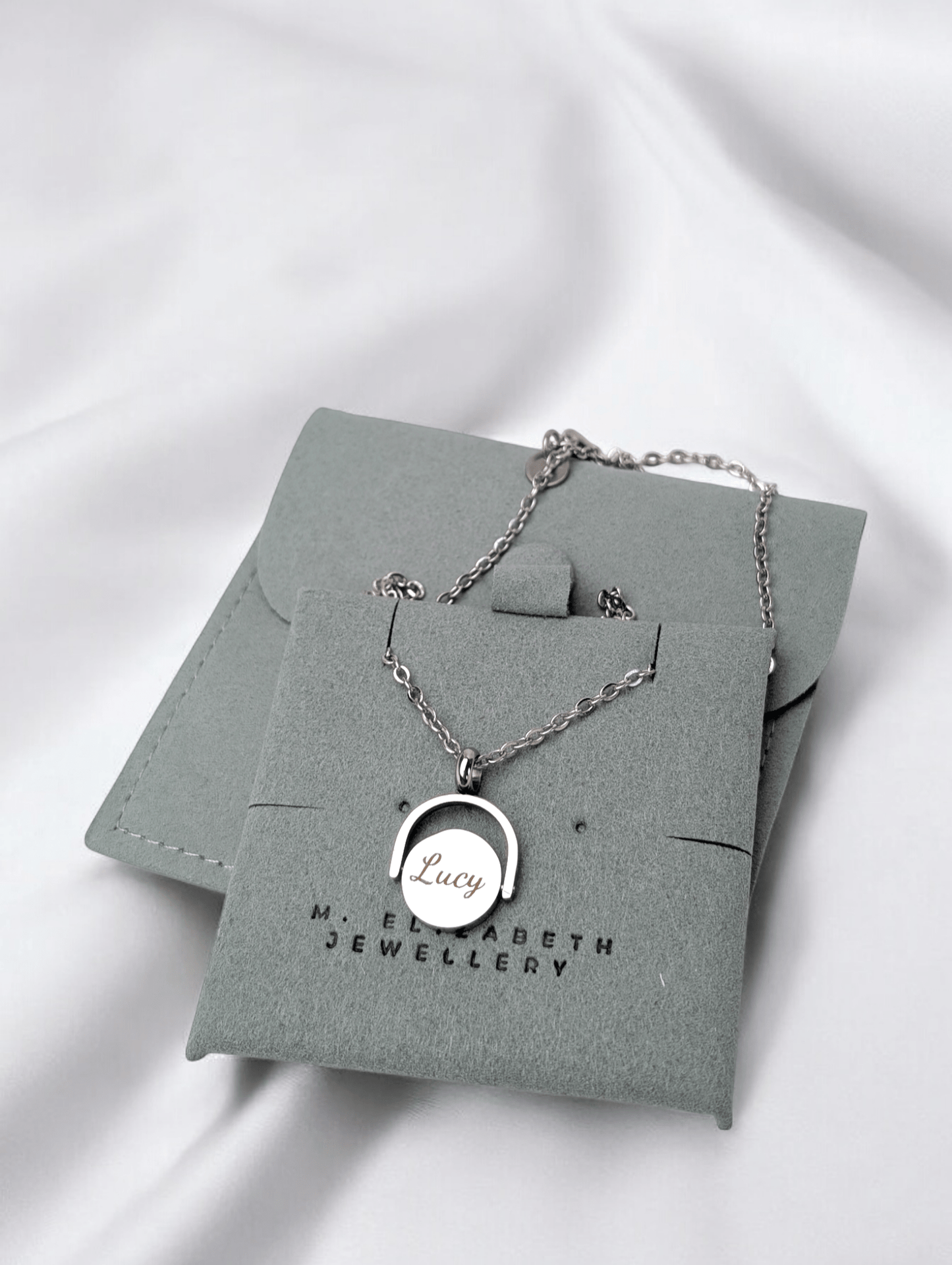 Custom Engraved Spinner Necklace - Trend Tonic