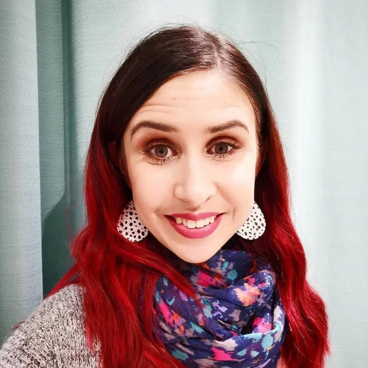 Dalmatian teardrop earrings - Trend Tonic