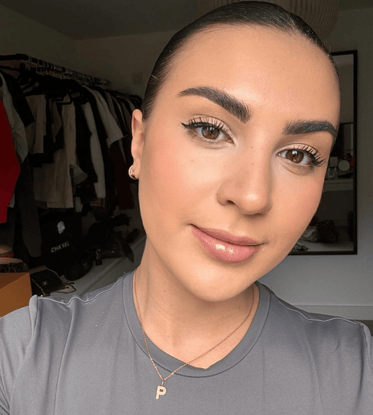 Gold sunbeam initial charm - Trend Tonic