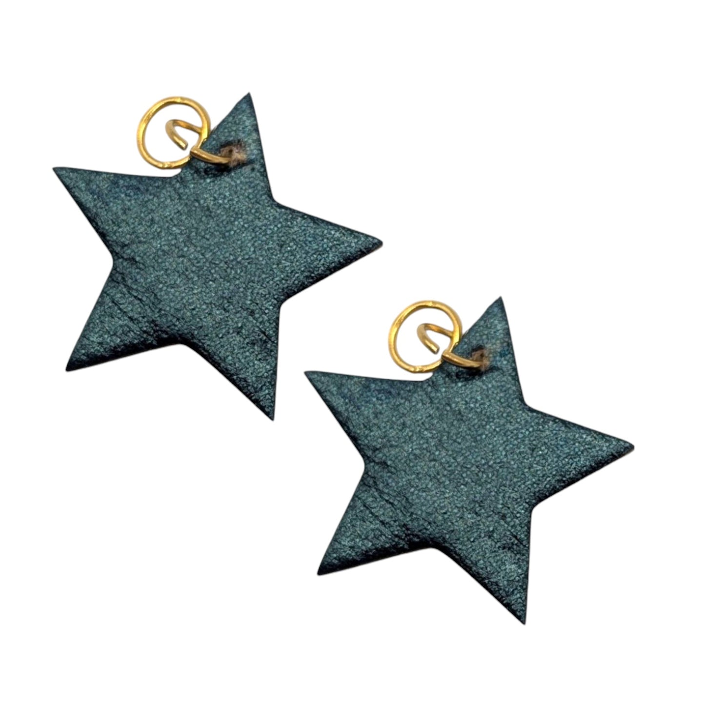 Green and pink flash mini star cork charms - Trend Tonic