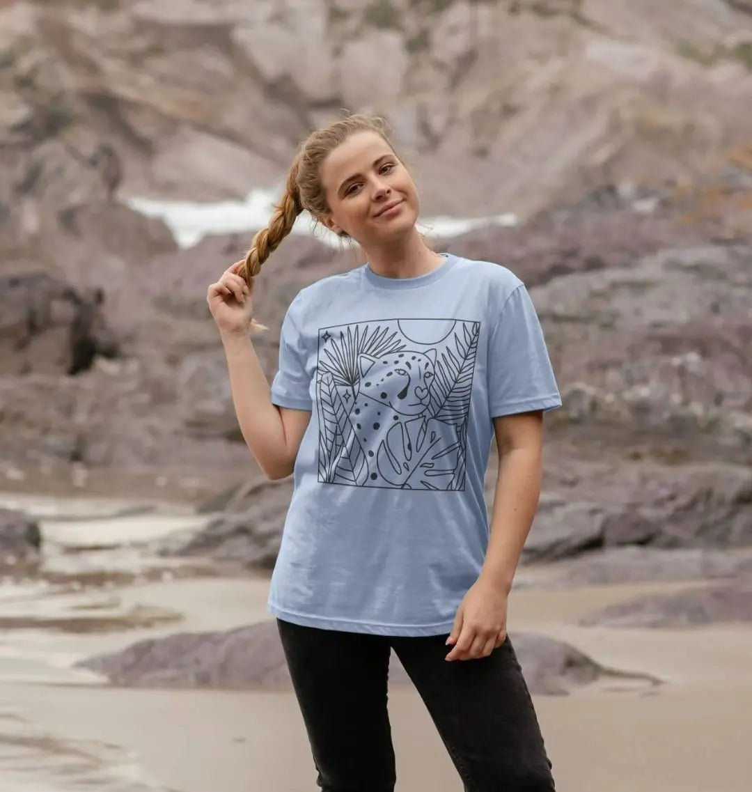 Jungle outline crew neck t-shirt - Trend Tonic