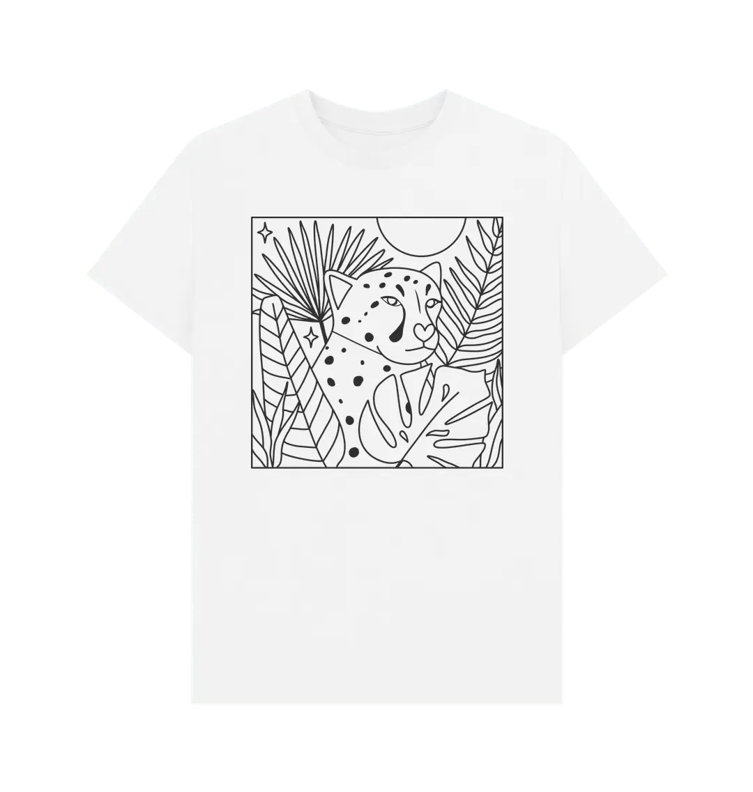 Jungle outline crew neck t-shirt - Trend Tonic