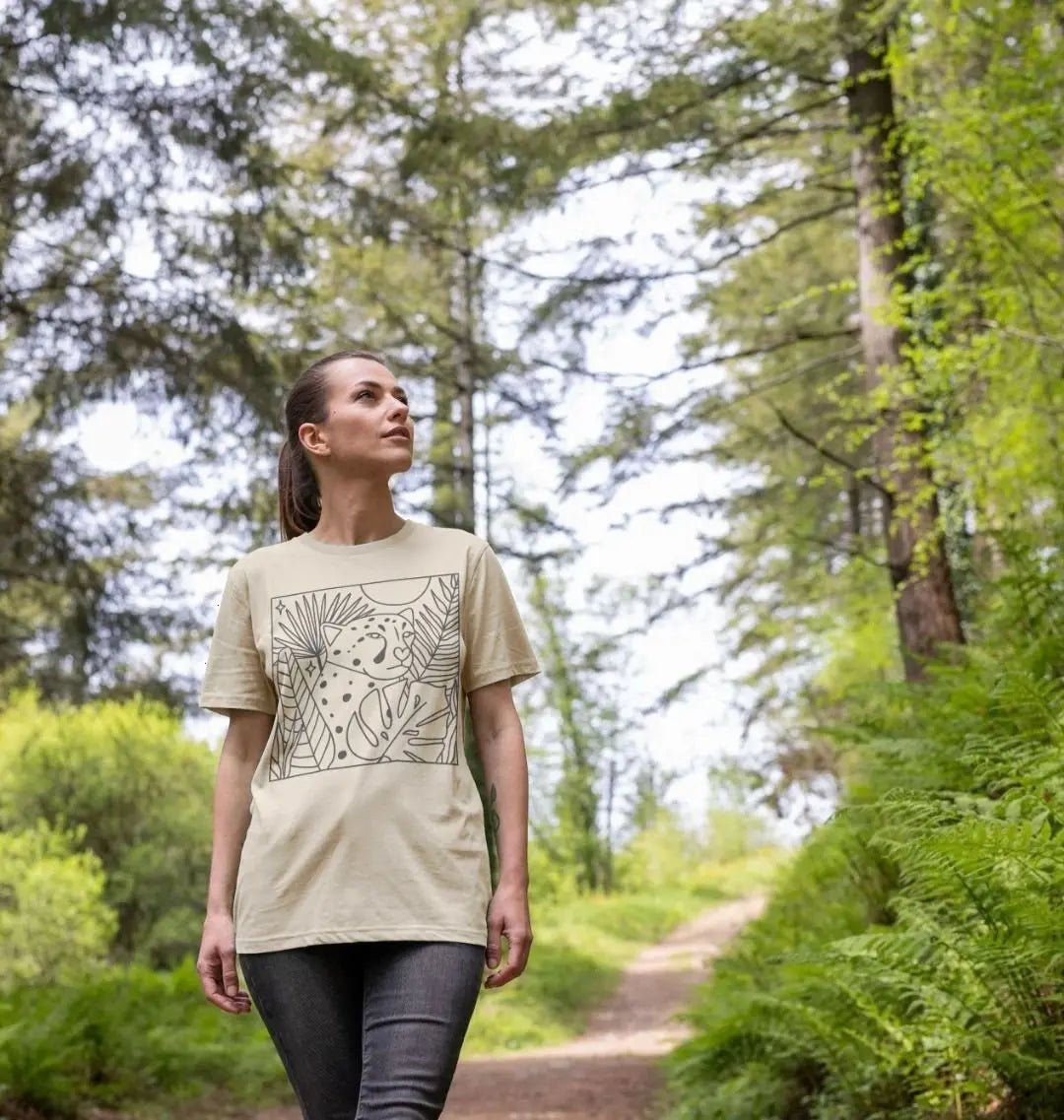 Jungle outline crew neck t-shirt - Trend Tonic