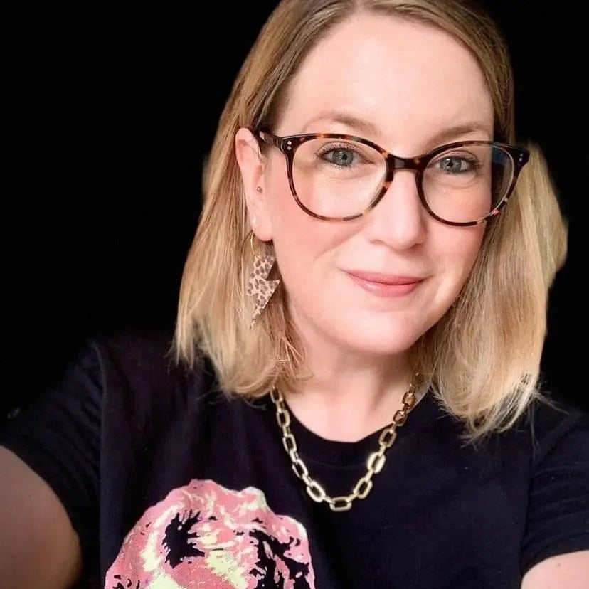 Leopard print lightning bolt earrings - Trend Tonic