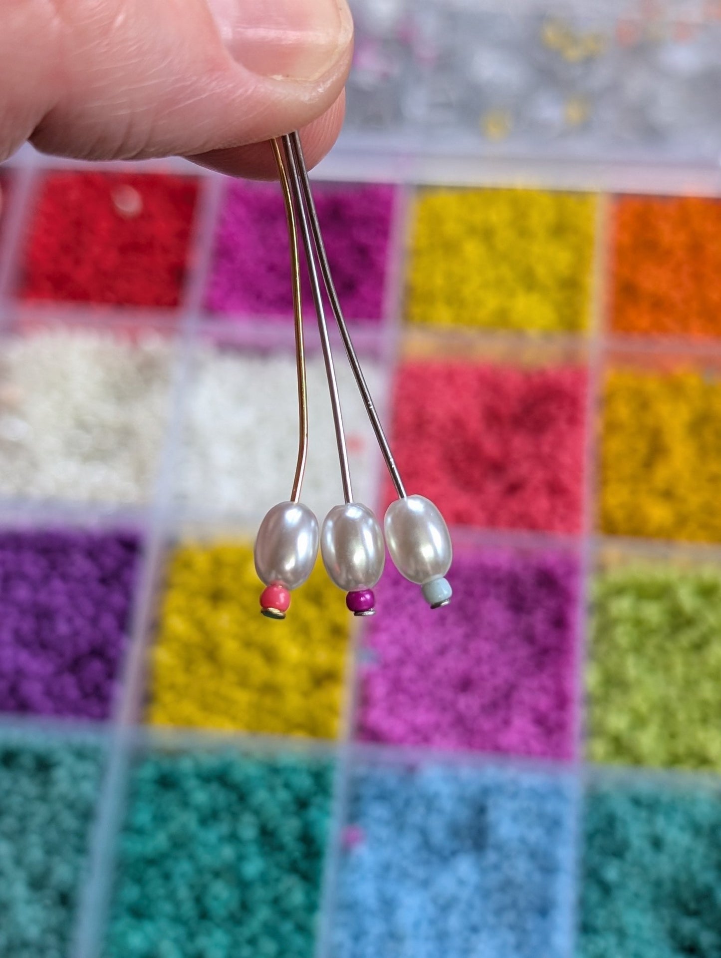 Pearl and coloured bead charms - Trend Tonic