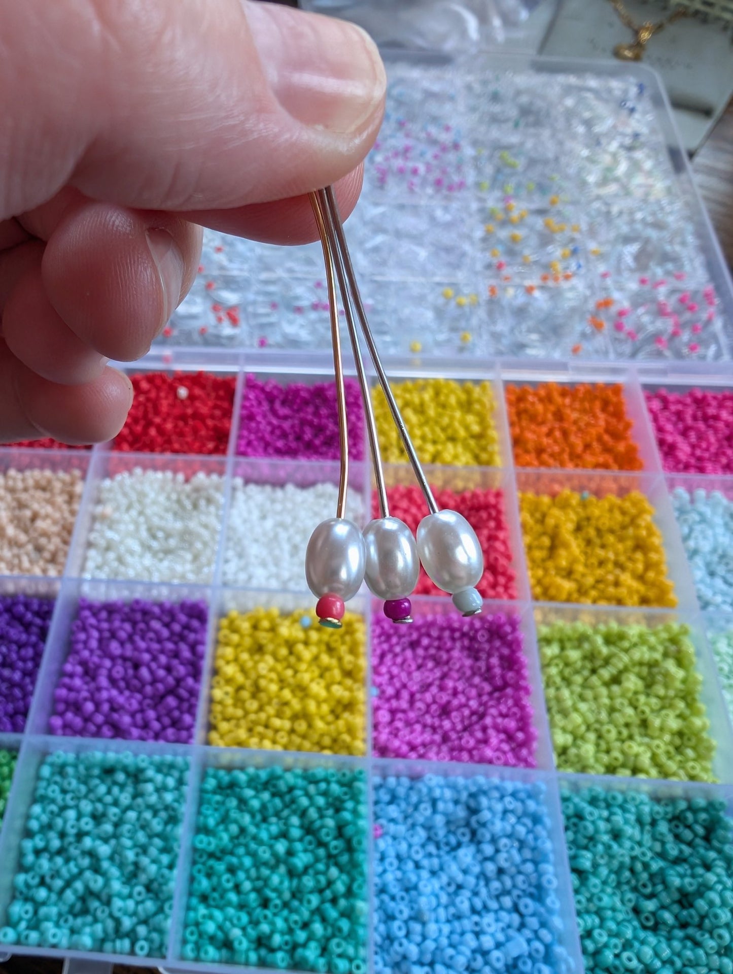 Pearl and coloured bead charms - Trend Tonic