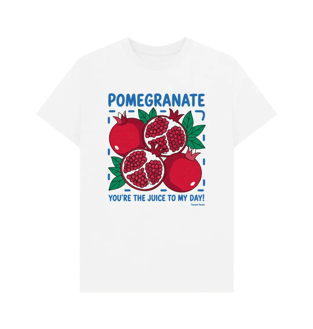 Pomegranate crew neck t-shirt - Trend Tonic