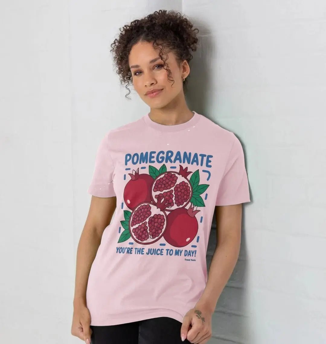 Pomegranate crew neck t-shirt - Trend Tonic