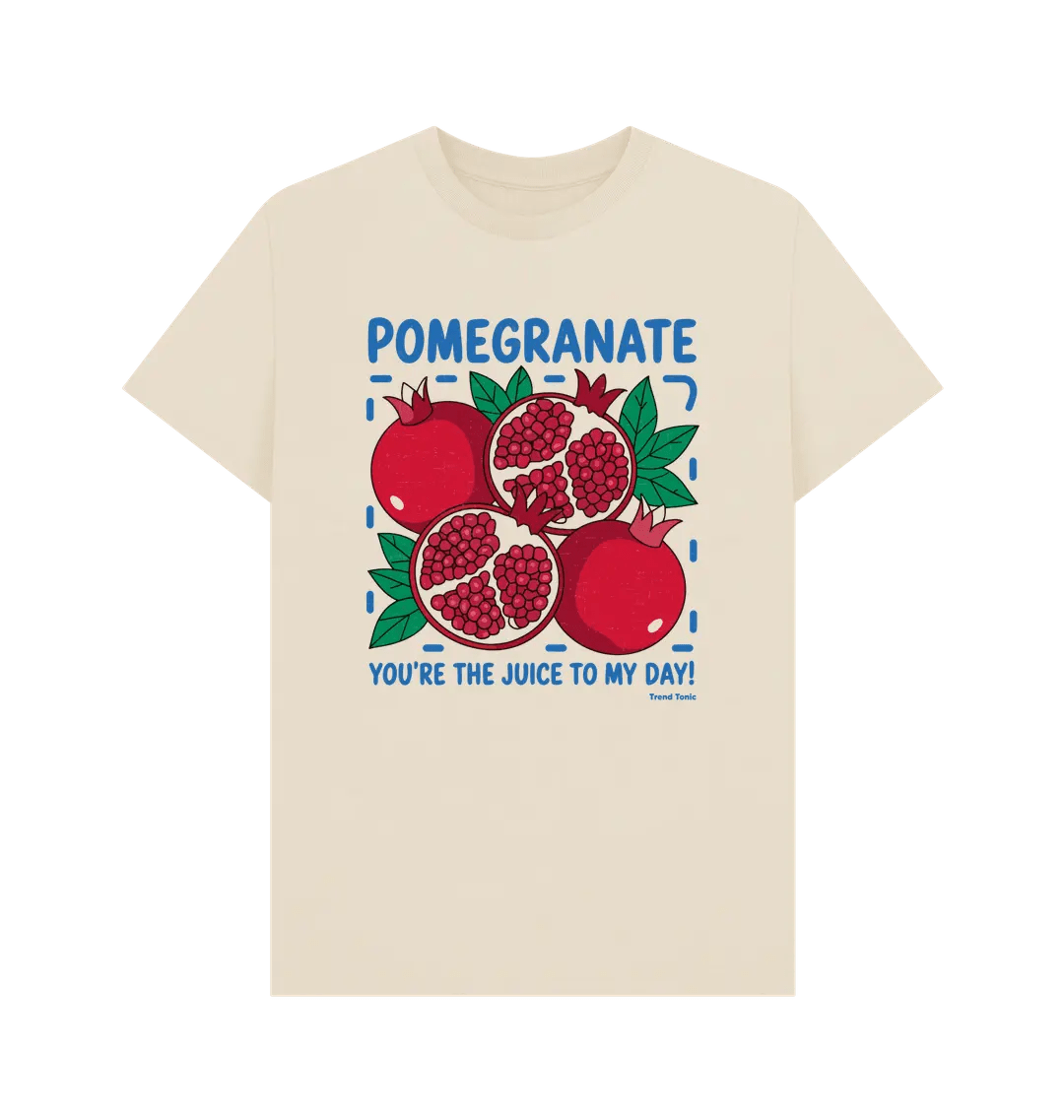 Pomegranate crew neck t-shirt - Trend Tonic