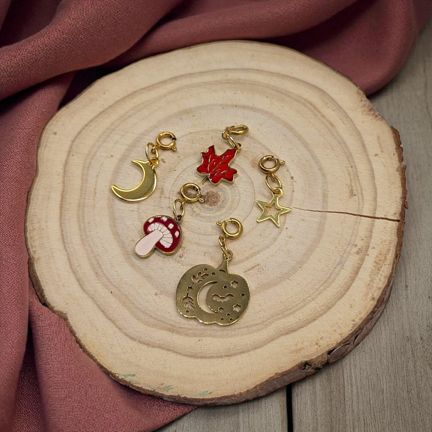 Autumn charm set - no chain