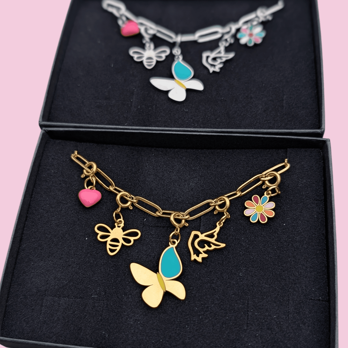 a necklaces in a box