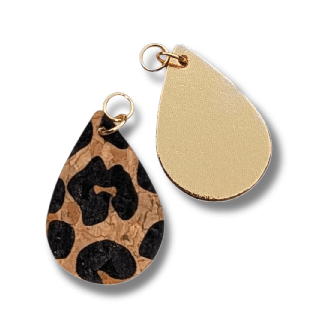 The gold teardrop charm set - Trend Tonic