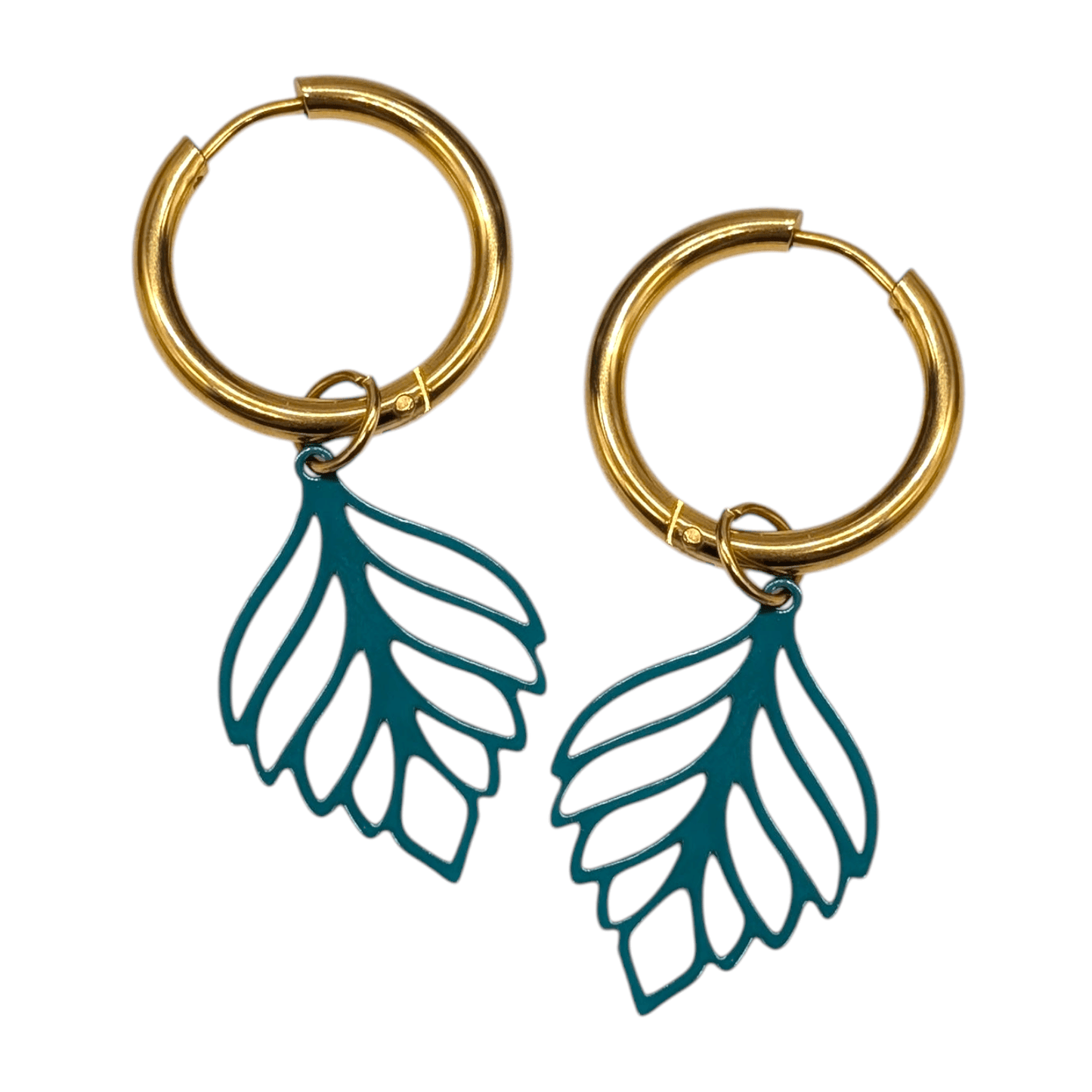 Turquoise leaf charms - Trend Tonic