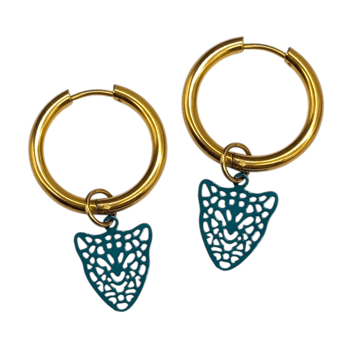 Turquoise leopard print charms - Trend Tonic