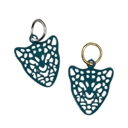 Turquoise leopard print charms - Trend Tonic