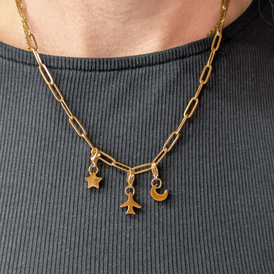 Wanderlust charm necklace - Trend Tonic