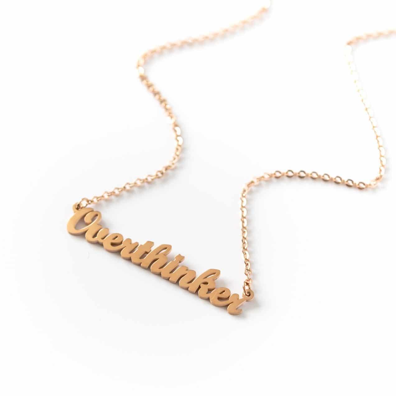 Overthinker necklace - Trend Tonic 