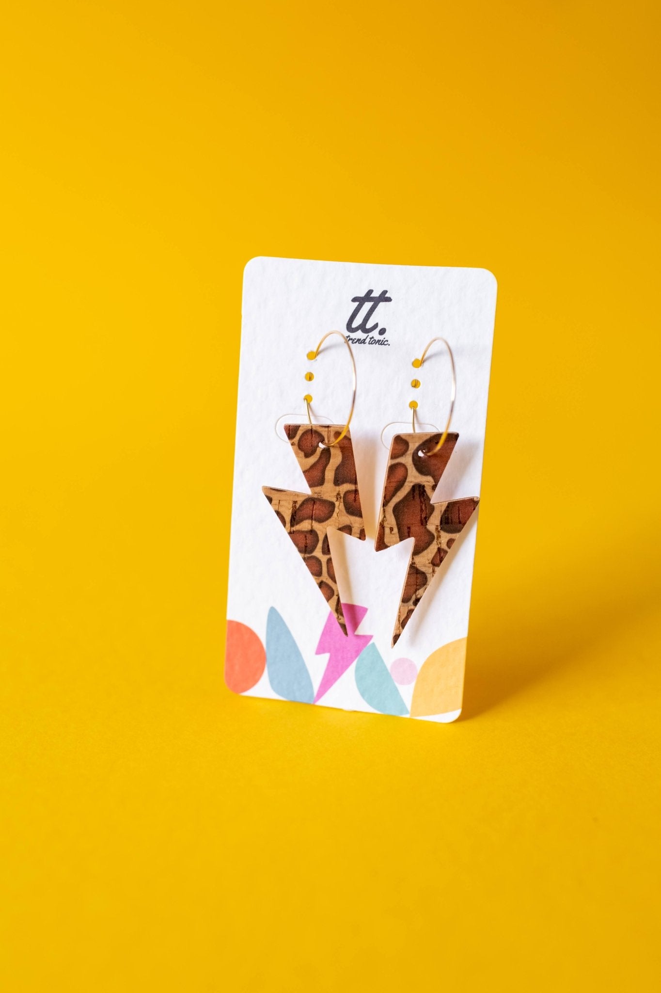 Animal print earrings