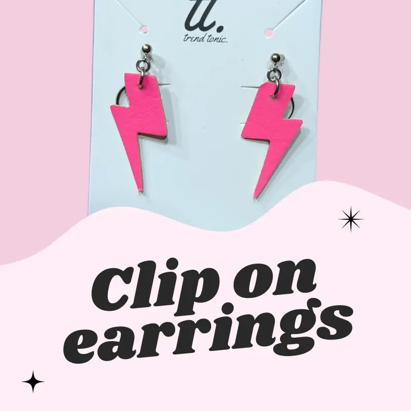 Clip on earrings - Trend Tonic