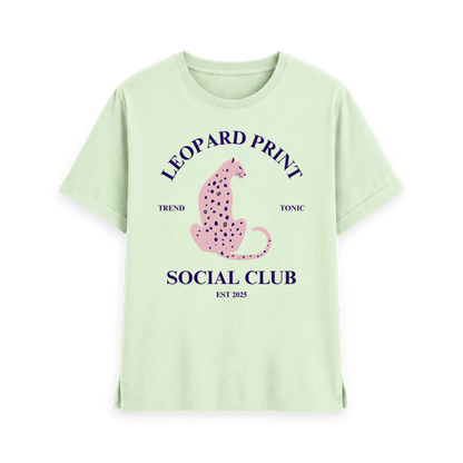 Pastel Green Printed T-shirt Front
