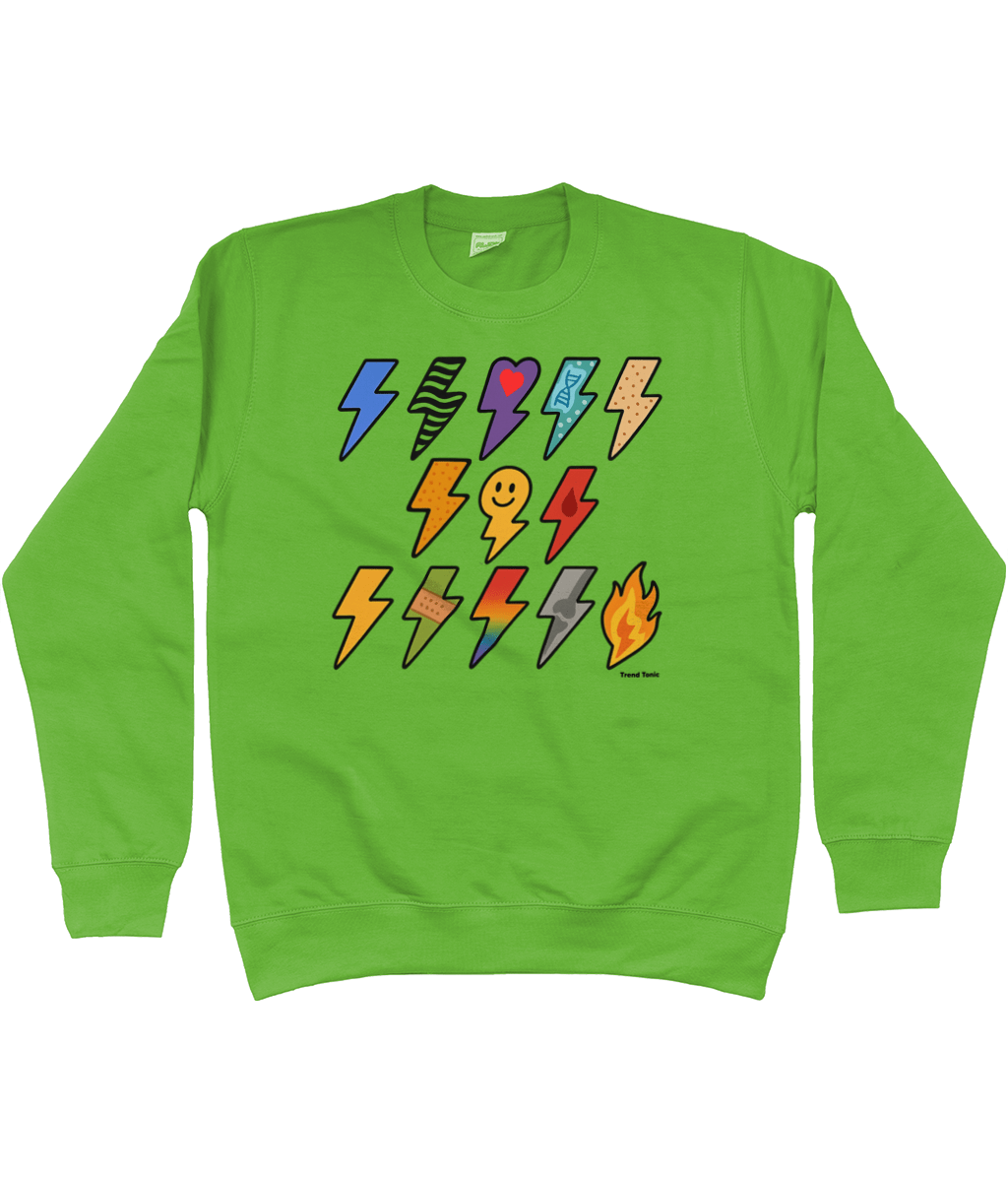 13 for 13 - Lightning Bolts for Ehlers Danlos Syndrome Sweatshirt - Trend Tonic