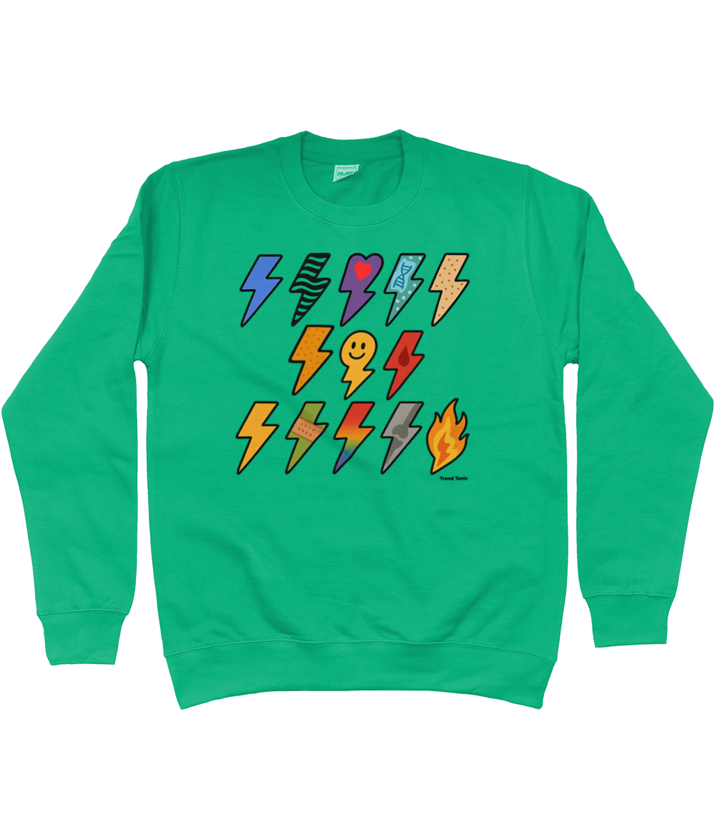13 for 13 - Lightning Bolts for Ehlers Danlos Syndrome Sweatshirt - Trend Tonic