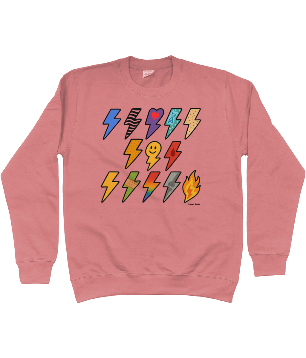 13 for 13 - Lightning Bolts for Ehlers Danlos Syndrome Sweatshirt - Trend Tonic