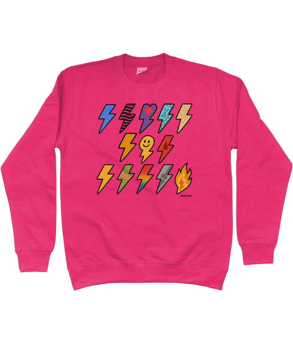13 for 13 - Lightning Bolts for Ehlers Danlos Syndrome Sweatshirt - Trend Tonic
