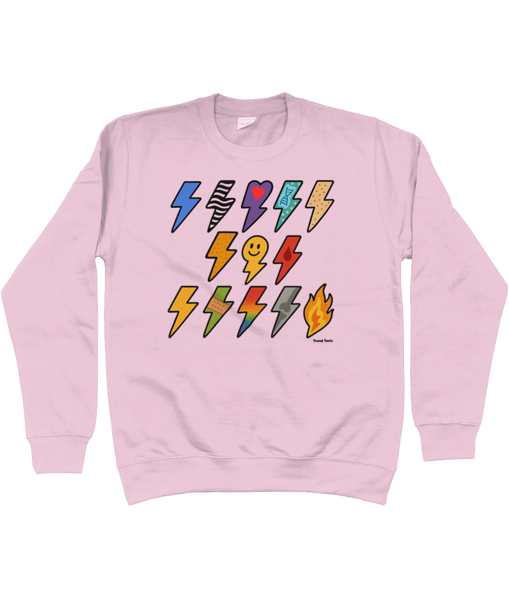 13 for 13 - Lightning Bolts for Ehlers Danlos Syndrome Sweatshirt - Trend Tonic