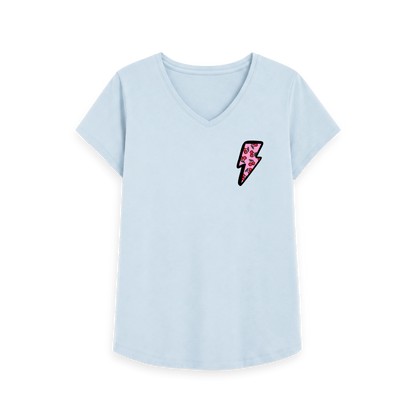 Sky Blue Printed T-shirt Front