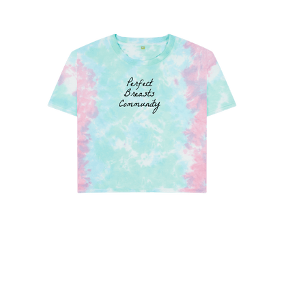 Pastel Tie Dye Printed T-shirt Front