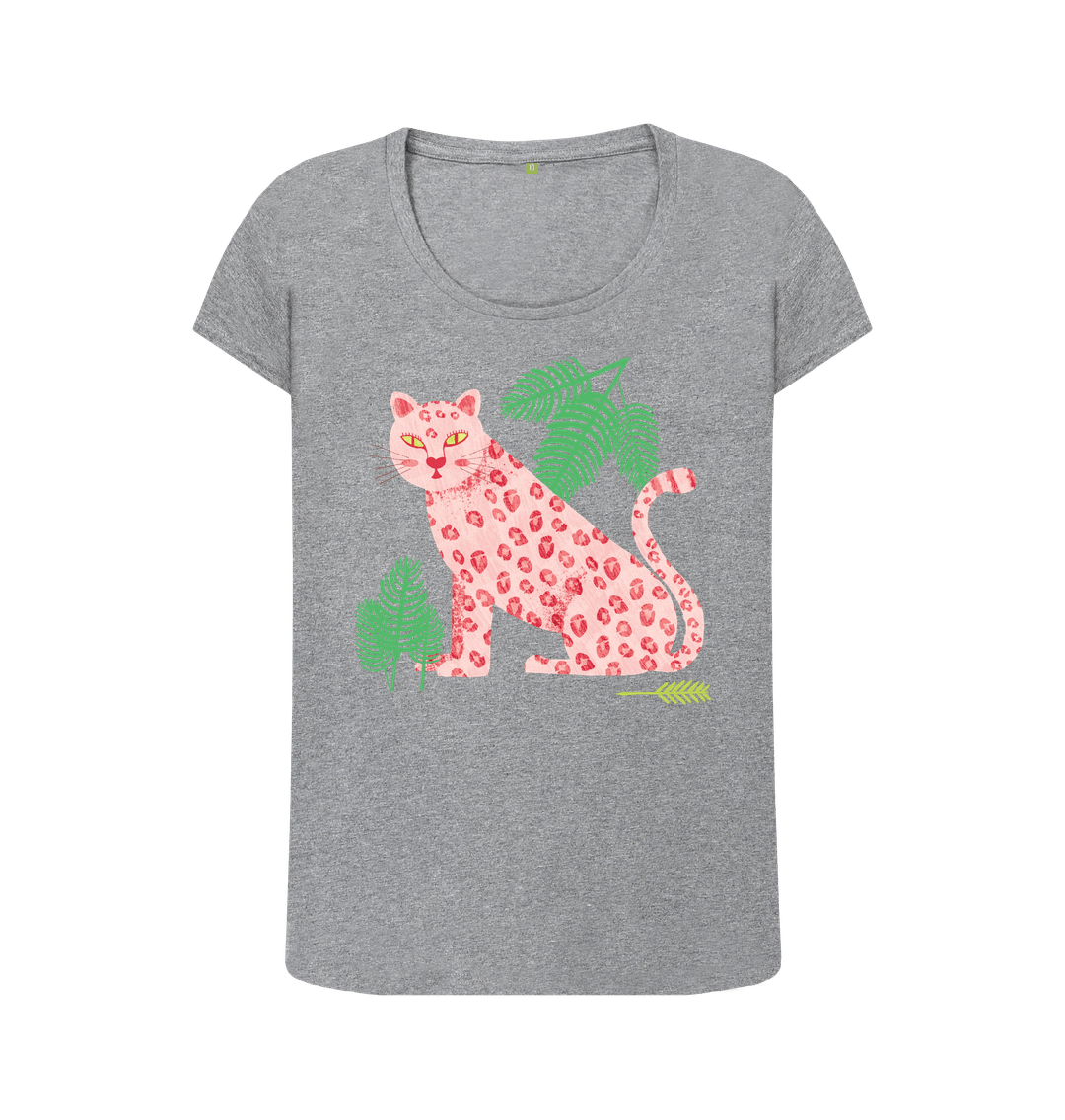 Athletic Grey Printed T-shirt Front