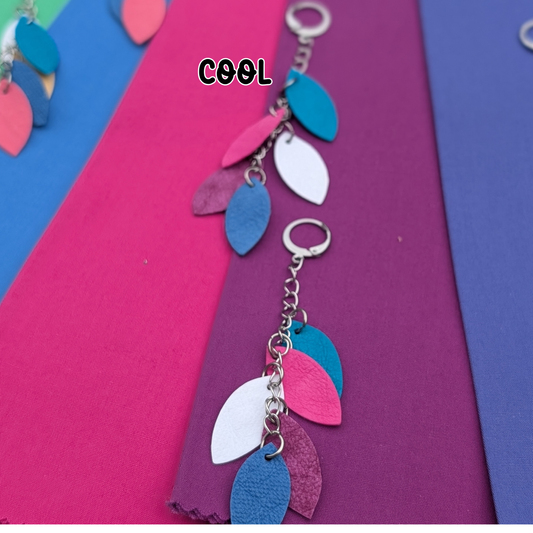 a group of colorful pieces of paper