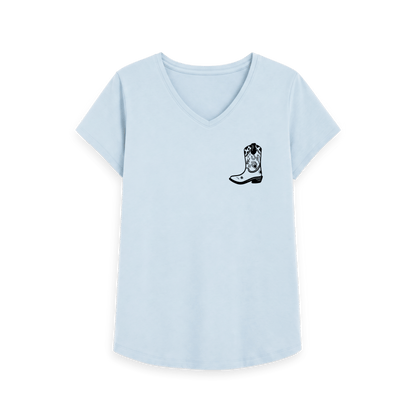 Sky Blue Printed T-shirt Front