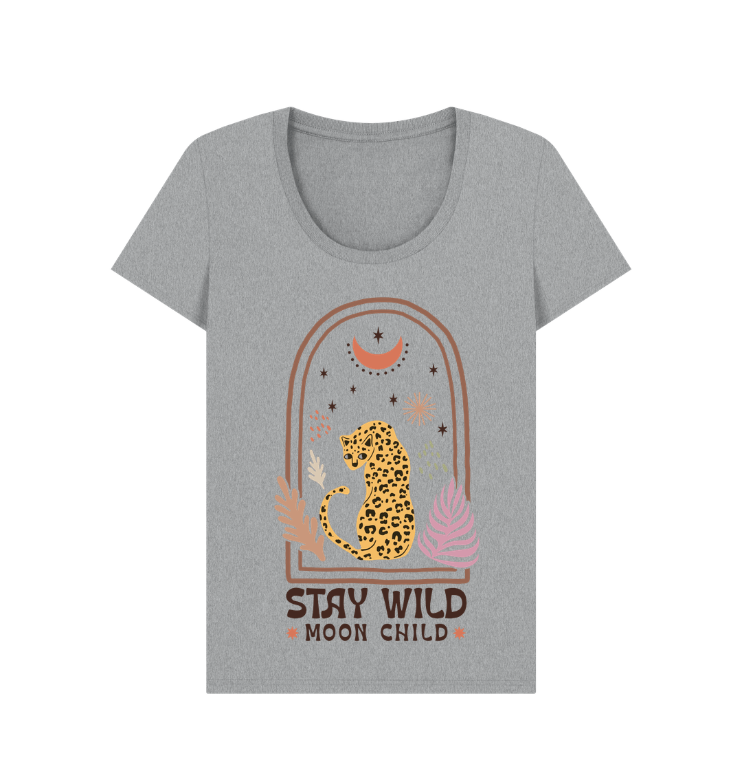 Athletic Grey Printed T-shirt Front