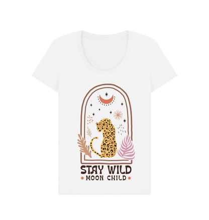 White Printed T-shirt Front