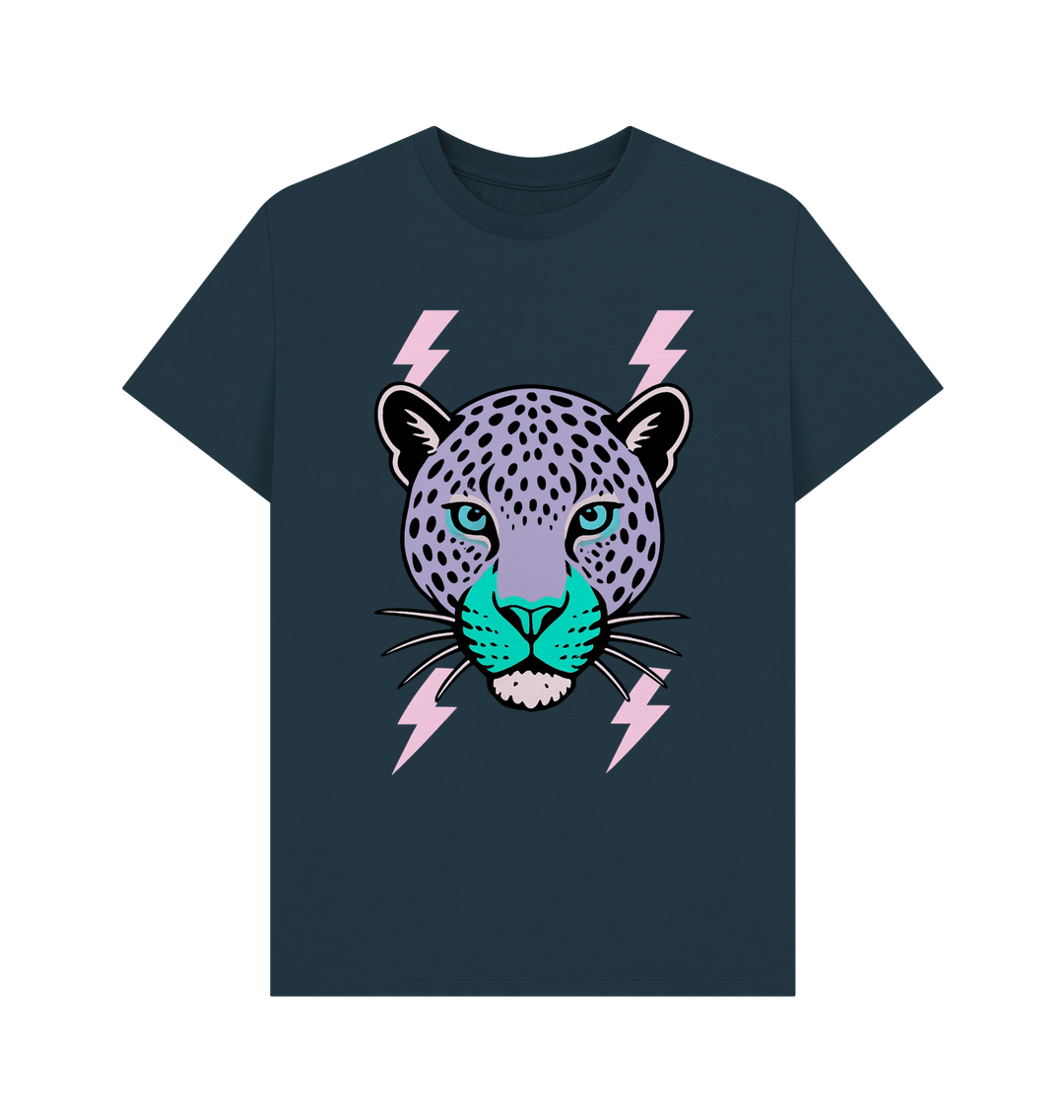 Denim Blue Printed T-shirt Front