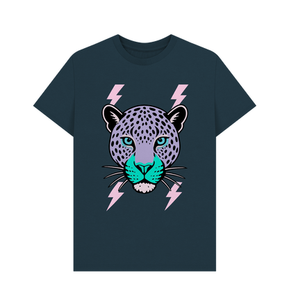 Denim Blue Printed T-shirt Front
