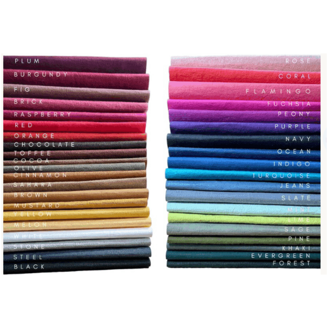 a stack of colorful fabric